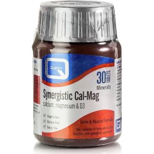 Quest Synergistic Cal-Mag 30 ταμπλέτες.