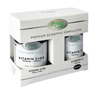 Power Health Classics Platinum Range Vitamin C+D3 1000mg 30 ταμπλέτες & Vitamin C 1000mg 20 ταμπλέτες