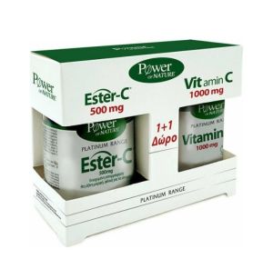 Power Health Classics Platinum Range Ester-C 500mg 50 ταμπλέτες & Vitamin C 1000mg 20 ταμπλέτες