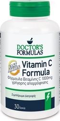 Doctor's Formulas Vitamin C Formula Fast Action 1000mg 30 κάψουλες 