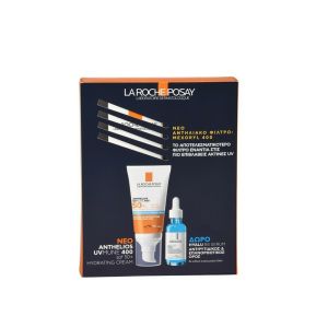 La Roche-Posay Promo Anthelios UVMune 400 Hydrating Sun Cream Spf50+, 50ml & Δώρο Hyalu B5 Anti-Wrinkle Serum 10ml