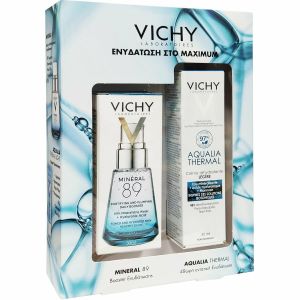 Vichy Set Mineral 89 Probiotic Fractions Booster Ενυδάτωσης, 30ml & Vichy Aqualia Thermal Light 48ωρη Εντατική Ενυδάτωση, 30ml