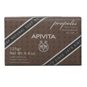 Apivita Natural Soap with propolis Φυσικό Σαπούνι με Πρόπολη για την υγεινή της λιπαρής επιδερμίδας, Μπάρα 125gr
