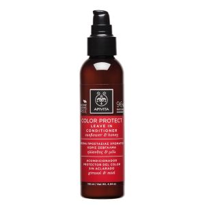 Apivita Colour Protect Leave in Conditioner Κρέμα Προστασίας Χρώματος χωρίς Ξέβγαλμα, για Βαμμένα Μαλλιά με Ηλίανθο & Μέλι, 150ml