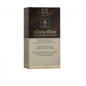 Apivita My Color Elixir No6,43 Ξανθό Σκούρο - Χάλκινο Μελί Κρέμα Βαφή Σε Σωληνάριο 50ml & Ενεργοποιητής Χρώματος 75ml