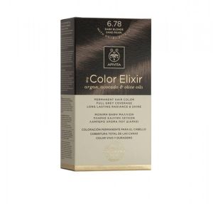 Apivita My Color Elixir No6,78 Ξανθό Σκούρο - Μπέζ Περλέ Κρέμα Βαφή Σε Σωληνάριο 50ml & Ενεργοποιητής Χρώματος 75ml