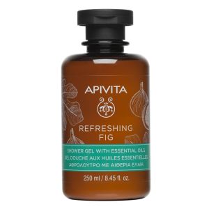 Apivita Refresing Fig Αφρόλουτρο Με Σύκο & Αιθέρια Έλαια, 250ml