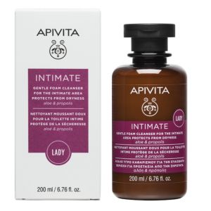 Apivita Intimate Lady Απαλό Υγρό Καθαρισμού για Την Ευαίσθητη Περιοχή με Αλόη & Πρόπολη 200ml