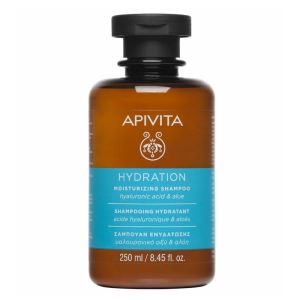 Apivita Moisturizing Shampoo  Σαμπουάν Ενυδάτωσης με Υαλουρονικό Οξύ & Αλόη 250ml