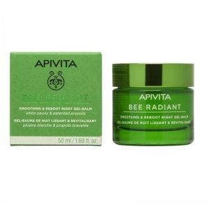 Apivita Bee Radiant Night gel-balm Νύχτας για Λείανση & Αναζωογόνηση 50ml