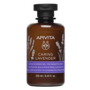 Apivita Caring Lavender Απαλό Αφρόλουτρο για Ευαίσθητες Επιδερμίδες, 250ml