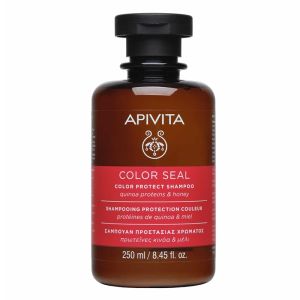Apivita Color Seal Color Protect Shampoo Σαμπουάν Προστασίας Χρώματος Πρωτεΐνες Κινόα & Μέλι, 250ml