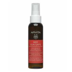 Apivita Bee Sun Safe Hydra Protection Hair Oil Αντηλιακό Λάδι Μαλλιών  100m