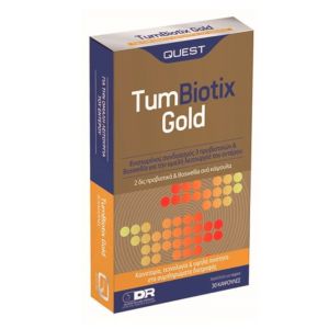 Quest TumBiotix Gold Συμπλήρωμα Διατροφής Προβιοτικών 30 Κάψουλες
