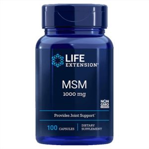 LIFE EXTENSION MSM(METHYLSULFONYLMETHANE)1000MG100