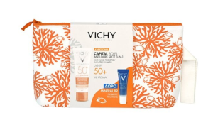Vichy Promo Capital Soleil Anti-Age Antioxidant 3 in 1 Spf50 50ml& Δώρο Mineral 89 Probiotic Fractions 10ml