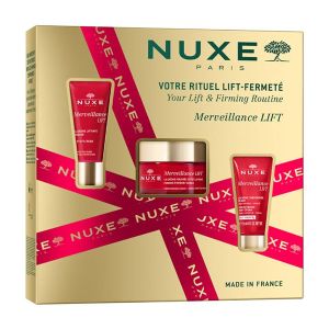 Nuxe Xmas Merveillance Lift Set με Merveillance Lift Firming Powdery Cream Αντιγηραντική Κρέμα Ημέρας 50ml + Ανορθωτική Κρέμα Ματιών 15ml + Merveillance Lift Concentrated Κρέμα Νυκτός 15ml, 1σετ