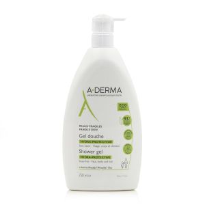 A-Derma Hydra-Protective Αφρόλουτρο σε Gel για Μαλλιά , Πρόσωπο & Σώμα για Ευαίσθητες Επιδερμίδες 750ml