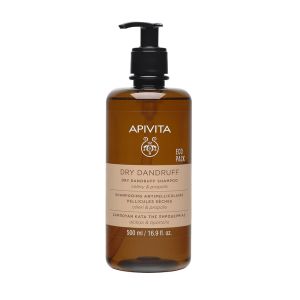 Apivita Eco Pack Dry Dandruff Shampoo Σαμπουάν Κατά της Ξηροδερμίας με Σέλερι & Πρόπολη, 500ml