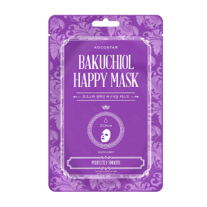 Kocostar Bakuchiol Happy Mask Μάσκα Προσώπου για Ανανεωμένη & Λεία Επιδερμίδα 1 τμχ