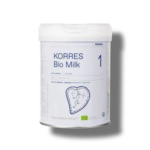 Korres Bio Milk 1 Πιστοποιημένο - Βιολογικό αγελαδινό γάλα για βρέφη από τη γέννηση έως τον 6ο μήνα 400gr