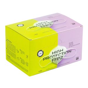 LFC High Protection FFP2 Μάσκα Προστασίας - Μαύρη 20τμχ