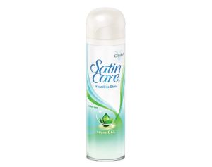 GILLETTE SATIN CARE SHAVE GEL WITH ALOE VERA 200ML