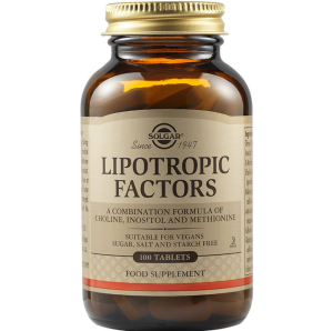 SOLGAR LIPOTROPIC FACTORS TABS 100S