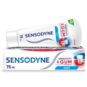 Sensodyne Sensitivity & Gum Mint Οδοντόκρεμα για Ευαίσθητα Δόντια & Ούλα που Aιμορραγούν 75ml