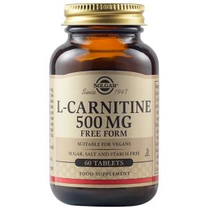 Solgar L-Carnitine 500mg 60 ταμπλέτες