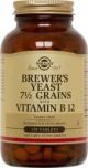 SOLGAR BREWER'S YEAST WITH VITAMIN B12 250 TABLETS