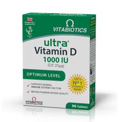 VITABIOTICS ULTRA VITAMIN D 1000IU 96 ΤΑΜΠΛΕΤΕΣ